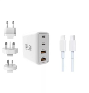 <span class=keywords><strong>Chargeur</strong></span> intelligent multi-ports USB-C GaN PD100W, charge rapide, adaptateur Type C, téléphones mobiles, ordinateurs portables, alimentation 100W, prises AU - Product Image 5