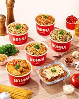 Bol alimentaire jetable 100 % biodégradable en kraft pour plats à emporter, nouilles, riz, plats chauds, salades, avec couvercle en PLA, bol en papier chauffable