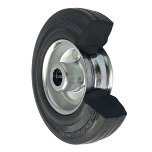 High Quality Black Rubber <strong>Caster</strong> for <strong>Metal</strong> Platform Trolley Cart Esd <strong>Caster</strong> 75 /80/100/125/150/160/200/250mm Rubber <strong>Wheel</strong> - Product Image 6