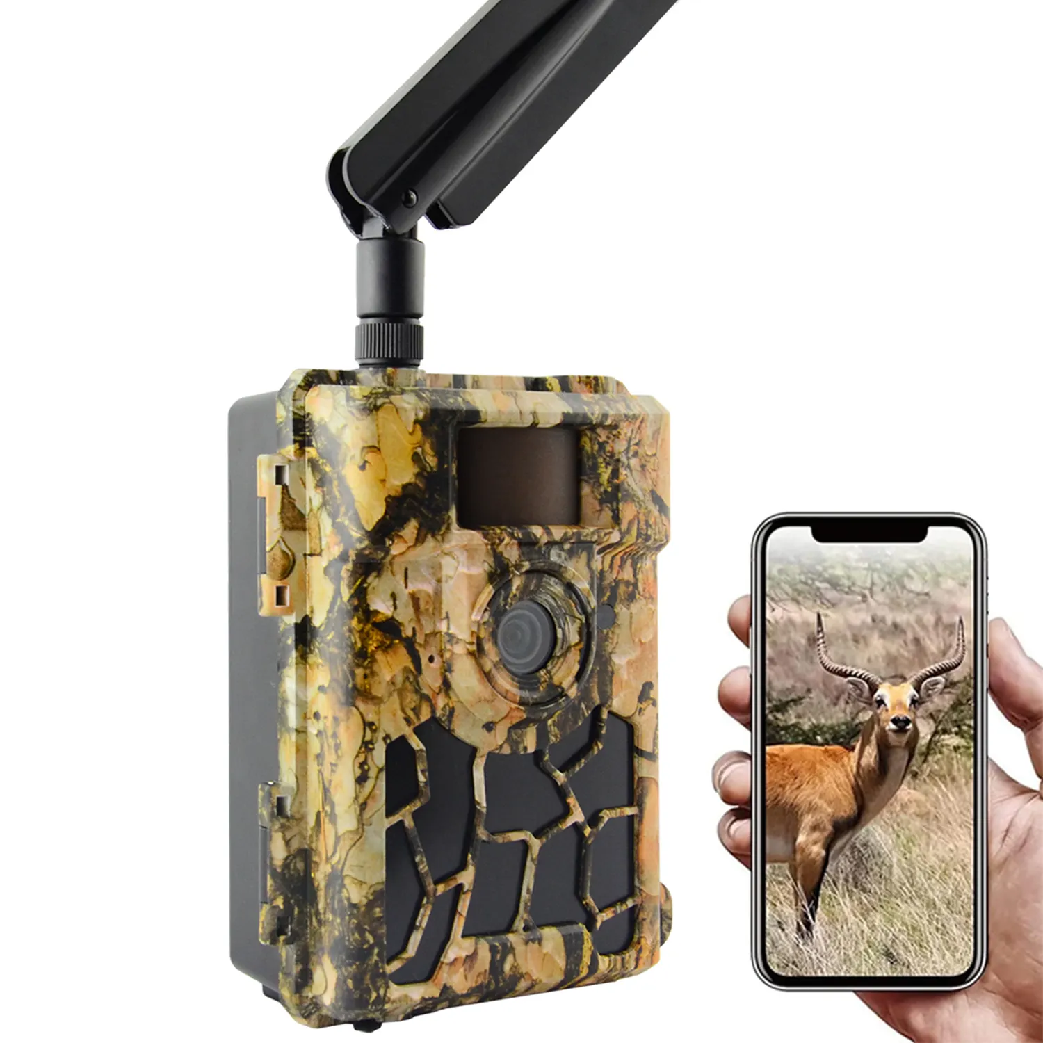 Wildlife solar 4G lte wildcamera 4g smtp ftp mms sending animal hunting trail camera