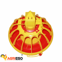 Agrieso Équipement d'élevage avicole pour bâtiment d'élevage, Système d'alimentation linéaire automatique pour poulets, Mangeoires pour animaux, Ligne d'alimentation pour poulets de chair