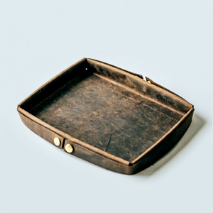 Boîte de rangement de bureau en cuir véritable faite à la main, petite boîte de rangement pour clés et pièces de monnaie, GLTY-0096 - Product Image 1