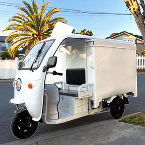 Triciclo de Carga de 800W/1000W, Cabina Abierta/Cerrada, Camioneta de Tres Ruedas Motorizada para Entrega Exprés - Product Image 4