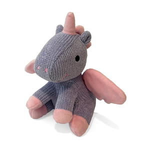 ISO Factory <strong>Knitted</strong> Plush Toy Premium Quality <strong>Knitted</strong> Stuffed Animal Unicorn <strong>Rabbit</strong> Turtle Soft Dolls OEM ODM Custom <strong>Pattern</strong> Toy - Product Image 3