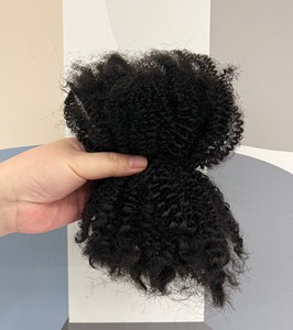 <span class=keywords><strong>Cheveux</strong></span> de tressage afro brésiliens pour tresses Twist Out On 4C Afro Kinky <span class=keywords><strong>Curly</strong></span> Extensions de <span class=keywords><strong>cheveux</strong></span> 50g Mini Twist Braids - Product Image 6