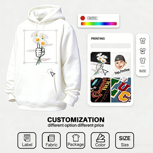 Tuta con Cappuccio Personalizzata, Nuova Collezione Primavera, 51% Cotone 49% Poliestere, Peso del Tessuto 340g, Traspirante, Unisex, Felpa e Pantaloni per <span class=keywords><strong>Uomo</strong></span> - Product Image 3