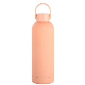 Stainless Steel Vacuum Insulated Water Bottle With Handle Minimalist Design For Travel - Product Image 4