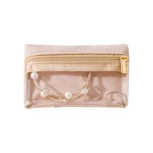 Jewelry Storage Pouch Pink Velvet Portable Travel Jewelry Organizer For Earrings Rings Bracelets Bedroom Use - Product Image 5