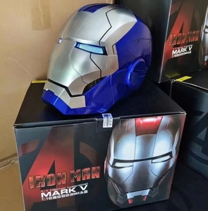 Casco Iron Man Jarvis 1:1 Collezione Grado MK5, Maschera Intelligente con Controllo Vocale, Tecnologia Tre-in-Uno, Apertura e Chiusura Luminosa - Product Image 5