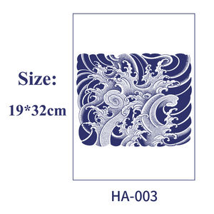 <span class=keywords><strong>HA</strong></span> jugo de hierbas de larga duración semipermanente manga de brazo grande tatuaje impermeable realista hombres tatuaje temporal plantilla pegatina - Product Image 5