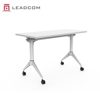 Tables de formation modulaires en acier Leadcom LS-702, pliables et empilables, pour bureaux, écoles, salles de formation, mobilier de projet