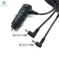 12v Cigar Jack Câble d'alimentation 3 broches Chargeur de véhicule Thinkware Dash Caméra Voiture Cigarette Plug Accessoire pour Black Box Dashcams