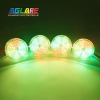 Aglare 60mm Funfair Pixel Light AC24V E14 RGB Lumière de parc d'attractions LED Éclairage automatique RGB pour carrousel