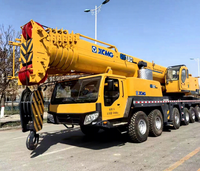 Grue mobile d'occasion en bon état XCM-G QY130K8C 130 tonnes avec moteur, boîte de vitesses, pompe et moteur