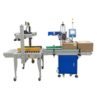 Etiqueteuse latérale électrique automatique haute vitesse pour cartons/bouteilles rondes/plates