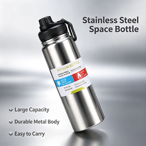 Bouteille d'eau isotherme sous vide en acier inoxydable 316 de grande capacité, écologique et durable, tasse créative portable pour sports de plein air - Product Image 2