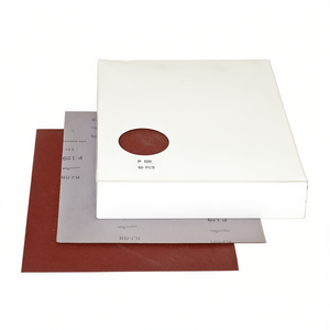 Discos de lijado Fervi de lona recubierta de resina P120, 50 piezas para acabado de madera y metal - Product Image 2