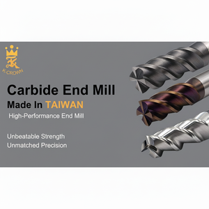 3D <b>Ball</b> Nose 4 Flutes Tungsten Carbide Tin Coated ODM OEM - Product Image 1