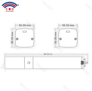 AOK AM68-1.5/100-EM-P Rechargeable Battery With Quiet Design Built-In Radio Smart House Aluminum Motorized <strong>Curtain</strong> <strong>Motor</strong> - Product Image 2