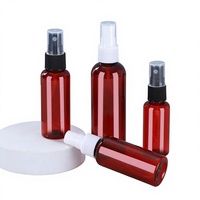 Vente en gros de flacons pulvérisateurs noirs en plastique pour animaux de compagnie de 10 ml/30 ml/50 ml/100 ml, petit flacon d'eau, flacon cosmétique, flacon d'alcool, flacon de séparation, agriculture