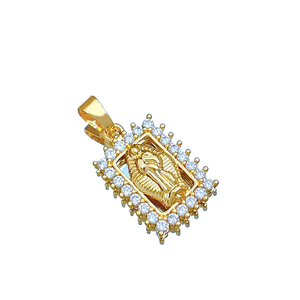[Copper <span class=keywords><strong>True</strong></span> Gold] Maria Small Brand <span class=keywords><strong>Faith</strong></span> Personality Cross-Border Diy Handmade Jewelry Zirconium Micro-Inlaid Pendant - Product Image 1