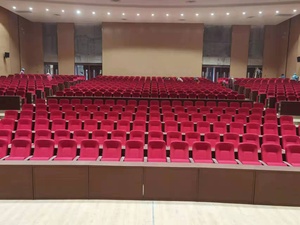 Haute Qualité Pliant Chaise de Salle De Conférence Auditorium Chaise avec Bras - Product Image 6