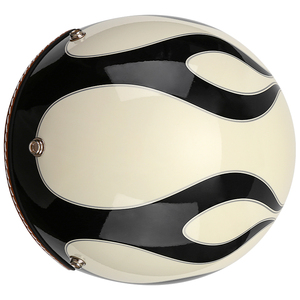 Casco da Moto Retrò Stile Classico per Scooter con Logo Personalizzato Visiera e Fessura - Product Image 5