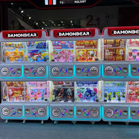 Machine à capsules de jouets à monnayeur professionnelle haute capacité et colorée pour centre commercial et salle de jeux, type Gashapon