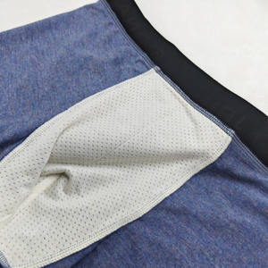 Calzoncillos Bóxer de Hombre con Logotipo Personalizado, Elásticos, de Punto, Clásicos, con Bolsa en U, Antibacterianos, Transpirables, de Secado Rápido, de Spandex/Algodón - Product Image 5