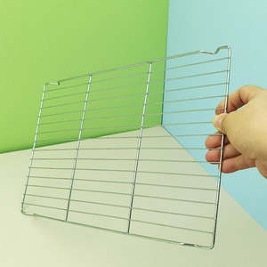 Portable Wire Grill Rack 35x22cm Cooking Grate For BBQ Outdoor Use - Product Image 1