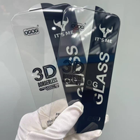 3D Randloze Heldere Gehard Glas It's Me OG Schermbeschermer Grote Boog Transparante Schermbeschermer voor iPhone 16 17 18 Pro Max