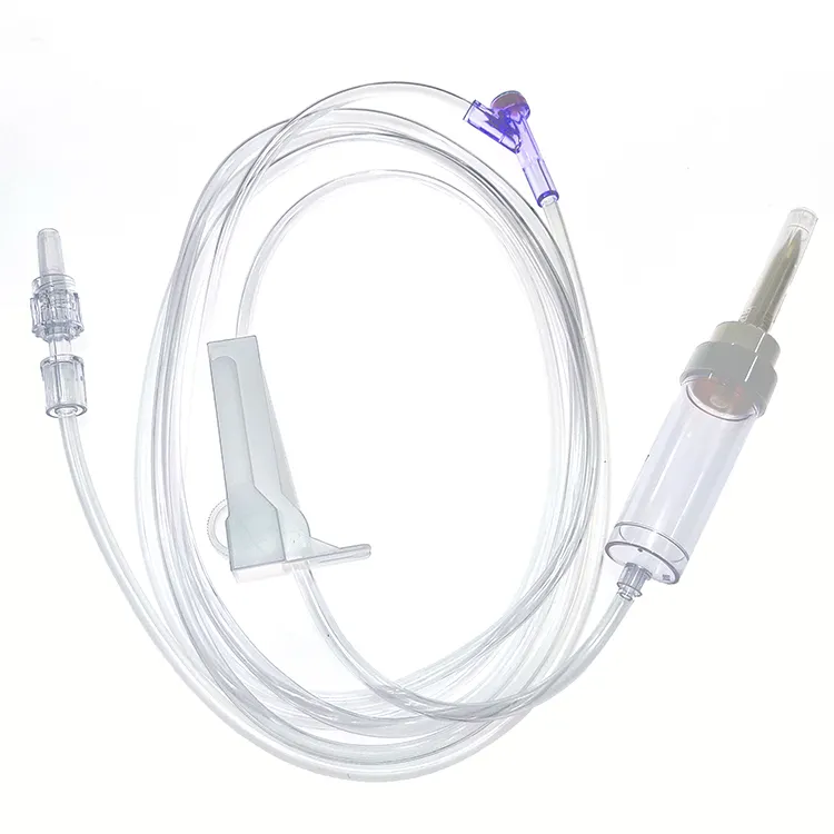 i.v intravenous infusion set y port iv tubing infusion set with no filter lure lock