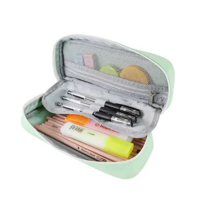 Pencil Case Big Capacity Pen Marker Holder Pouch Box Makeup Bag Oxford  Cloth Bag