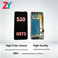 Für Samsung S10/G973 OLED/TFT LCD Touchscreen-Display mit Rahmen für Handy-Reparatur & Ersatz 1 Jahr Garantie