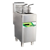 Freidora de gas comercial para pollo fritado, máquina quemadora de gran potencia para freír