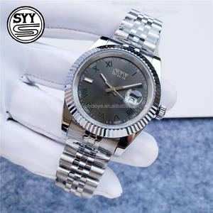 นาฬิกากลไกอัตโนมัติหรูหราขนาด40มม. สายสแตนเลสสตีลกันน้ำดีไซน์สามพินพร้อมจอแสดงผลดิจิตอล - Product Image 6