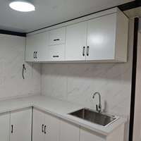 Rumah Kontainer Lipat Dua Sayap, Rumah Prefabrik Lipat, Rumah Mungil Ekspansiabel, Rumah Mobile Paket Datar 40ft
