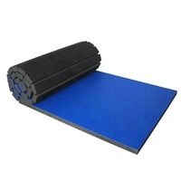 Tapis de gymnastique XPE pliable pour la maison, compétition, sport, cheerleading, lutte rythmique, danse, personnalisable