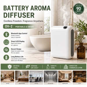 Prodotto di Tendenza 2026: Diffusore di Aromi a Batteria Senza Acqua da Parete con Bluetooth, <span class=keywords><strong>Deodorante</strong></span> Intelligente per la Casa - Product Image 1
