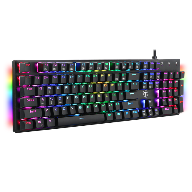 Best Price Mechanical Desktop Rgb Backlight Wired Gaming French  Keyboard