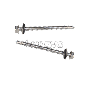Tornillos Autoperforantes Hexagonales Galvanizados para Techos, Tornillos Autoperforantes Hexagonales de Color para Madera - Product Image 1