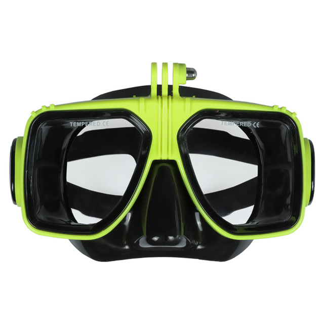 Professional Underwater Dive Mask High Quality Camo Myopia Camera Mount Snorkel Scuba Anti-Fog Lens Liquid Silicone+PC DIVING