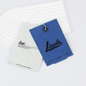 Etiqueta colgante especial de papel de patrón personalizado, logotipo ecológico de bolsos de <span class=keywords><strong>ropa</strong></span> en relieve en oro rosa nuevos, zapatos - Product Image 3