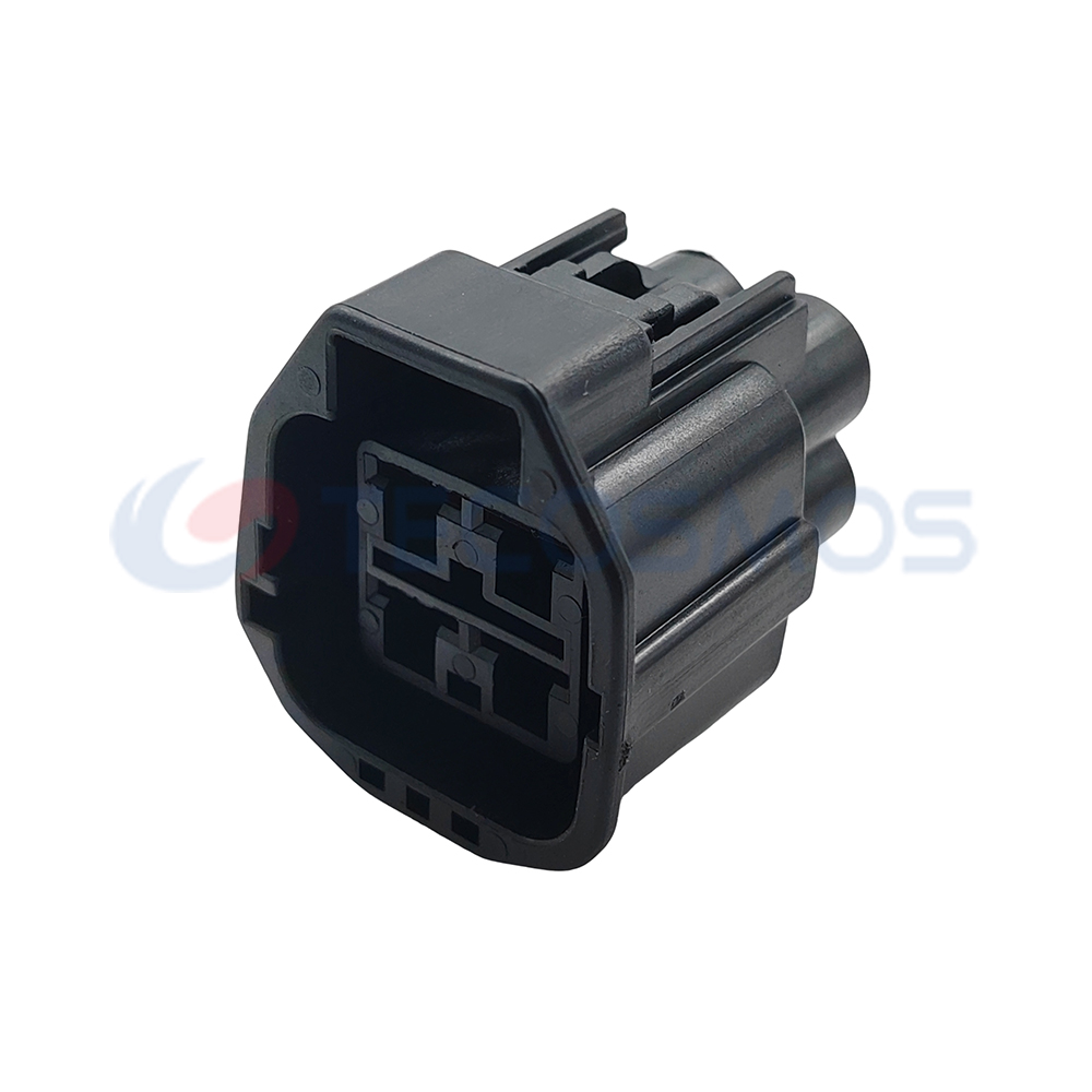 4-Pin Female Waterproof Wire Harness Sensor Plug 7282-5595-10 for Car with ABS & Nylon Housing Copper Contact Material