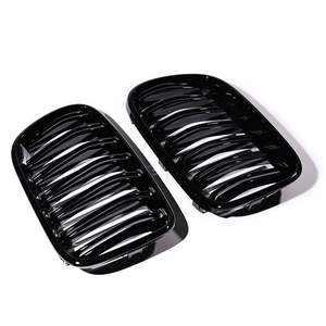 Rejilla de parachoques delantero BMW en negro mate de plástico ABS para X3 F25 2011-2013, actualización de estilo. - Product Image 3