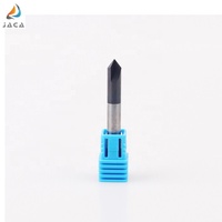 Sólido CNC Carburo de chaflán Router Bits/60/90/120 grado V-Ranura de fresado para madera ¡de aluminio de acero