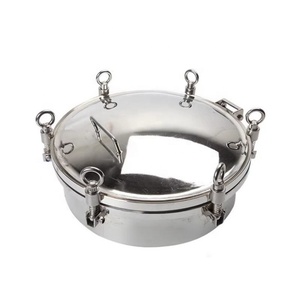 Couvercle <span class=keywords><strong>de</strong></span> <span class=keywords><strong>trappe</strong></span> sanitaire rond en acier inoxydable SS304 SS316L pour accès aux réservoirs d'eau - Product Image 2
