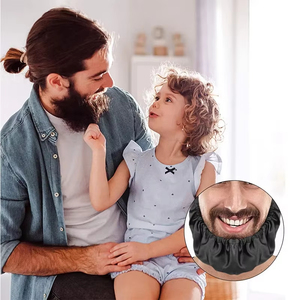 Pañuelo Impermeable para Barba, Protector de Turbante Ajustable, Herramienta Anti-Manchas de Tinte para el Cabello, para Hombres, Uso Doméstico y de Barbería - Product Image 4