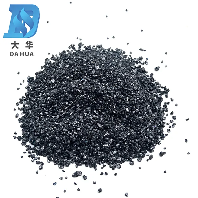 98.5% Đen Silicon Carbide độ tinh khiết cao màu đen silicon carbide mài mòn bột carborundum hạt