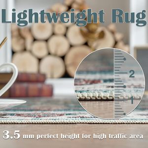 Tappeto <span class=keywords><strong>Vintage</strong></span> tappetino porta Non Slip corridoio Runner tappeti macchina lavabile moquette corridori per i corridoi - Product Image 5